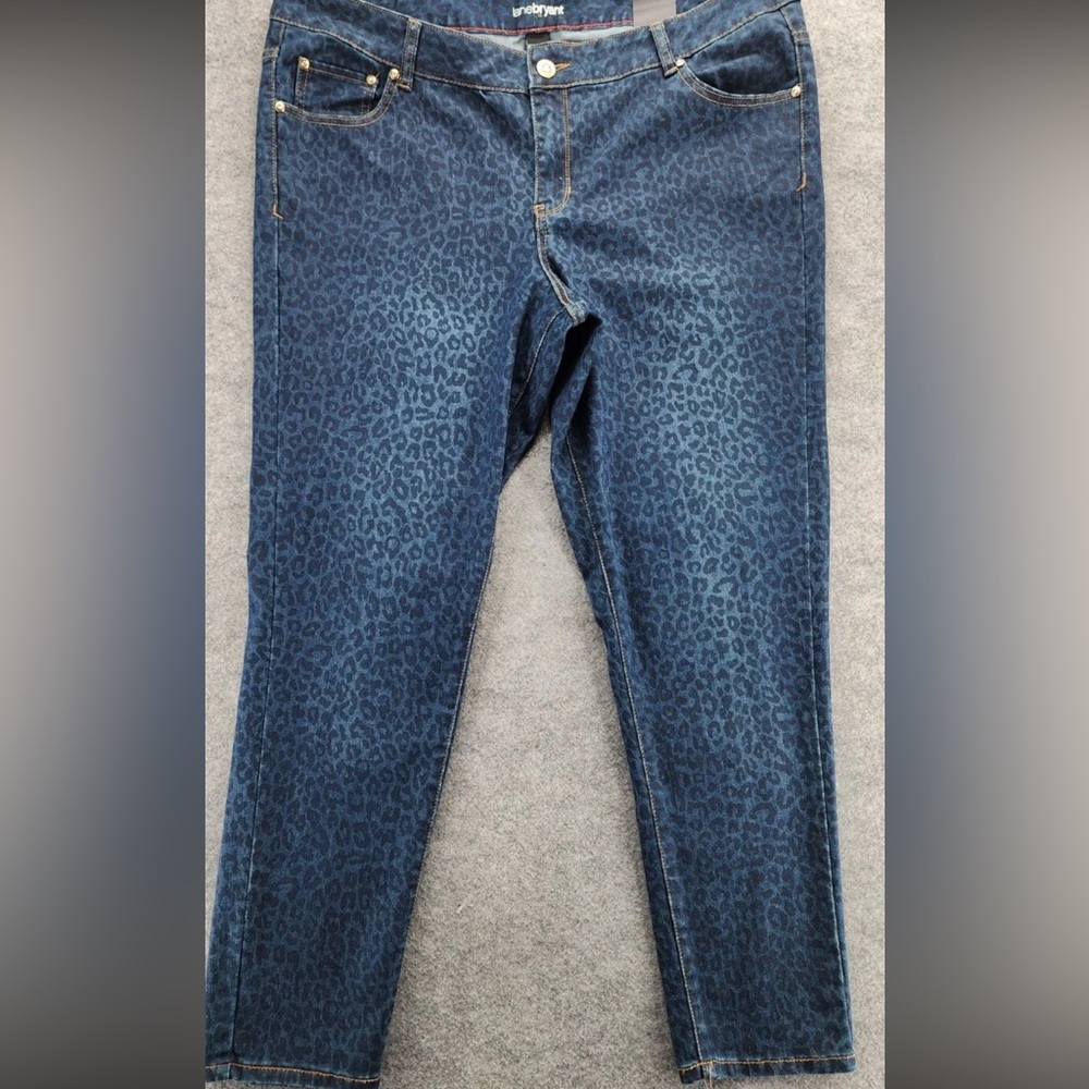 Lane Bryant - Leopard Print Denim Jeans